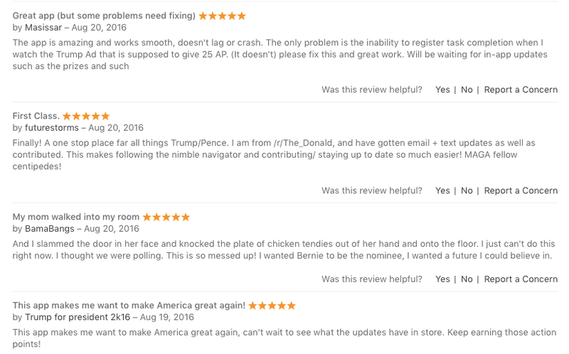 /r/The_Donald loves this app